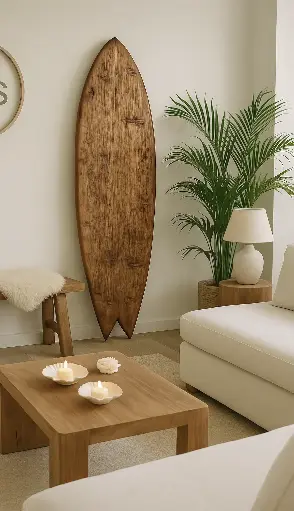 PLANCHE SURF BOIS